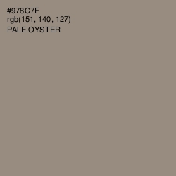 #978C7F - Pale Oyster Color Image